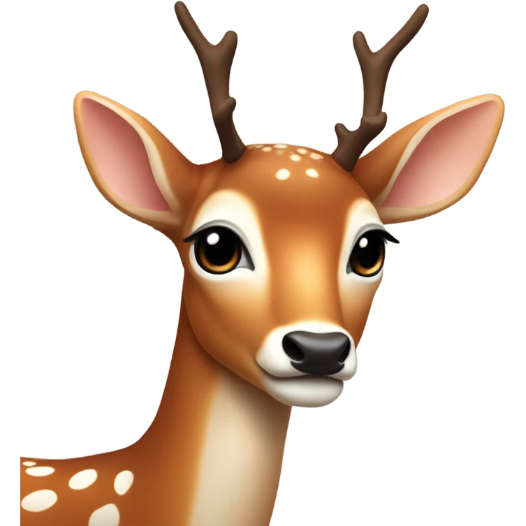 Coquette deer emoji
