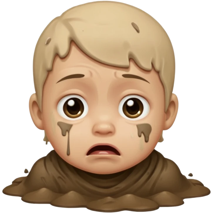 A baby that feels disgusting emoji
