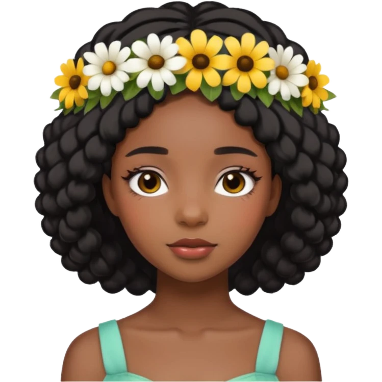 Black girl aesthetic emoji