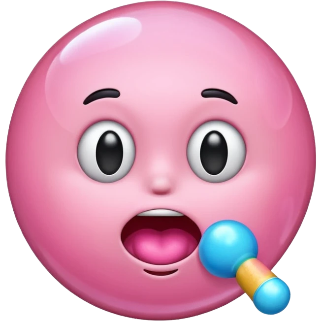 Emoji blowing bubblegum emoji