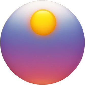 The sun face emoji peaking over a horizon (sunrise) emoji