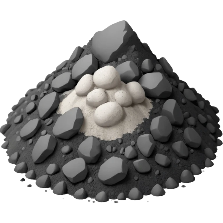 a pile of ashes emoji