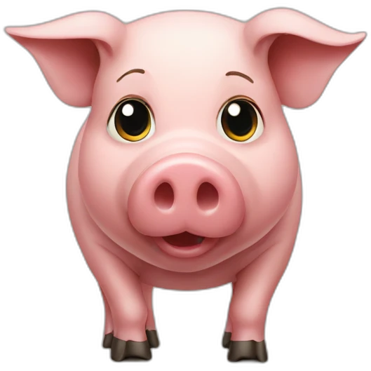 Pig with seville football t-shirt emoji