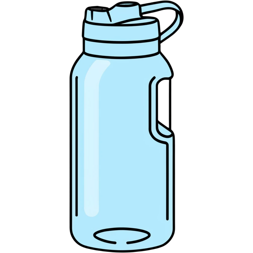 insulated sports water bottle emoji