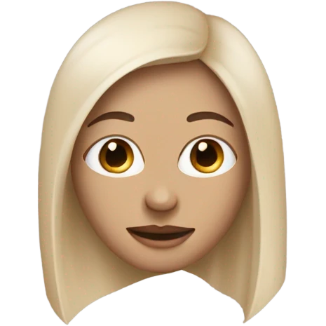 Girl with skin mask emoji