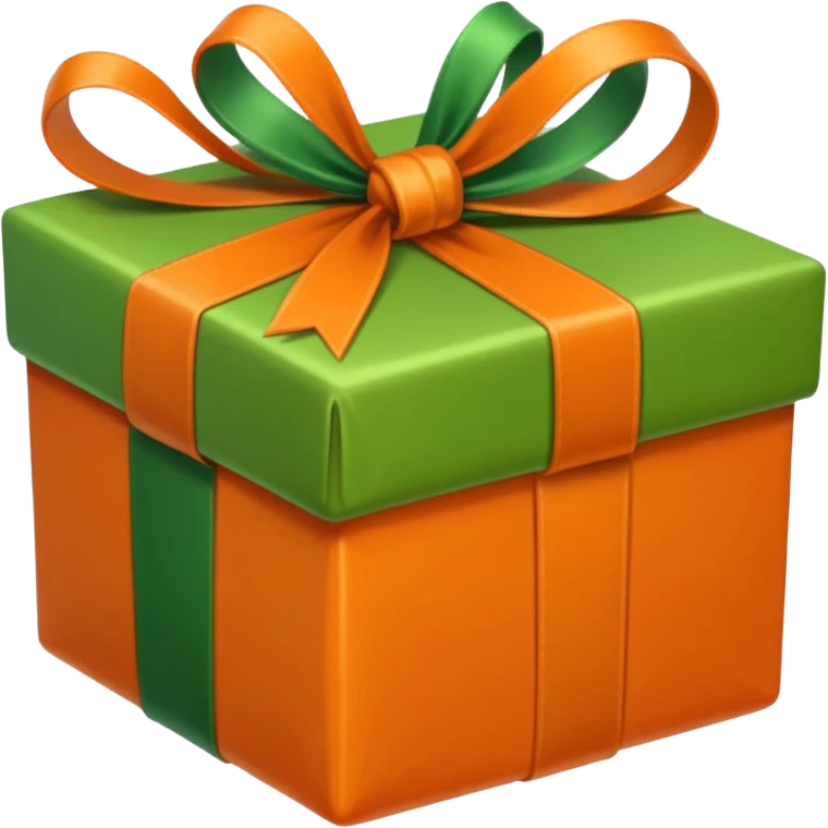 liste pour le pere noel orange et verte emoji