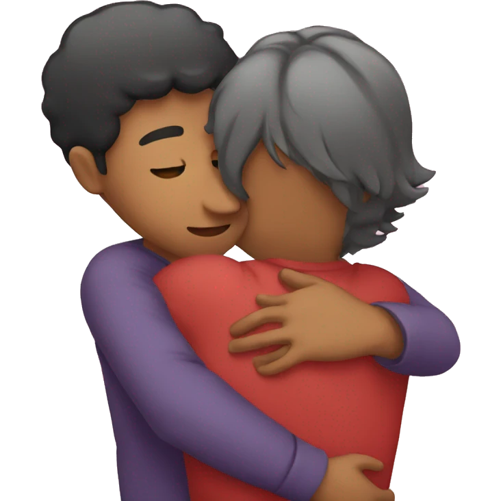 Hug love emoji