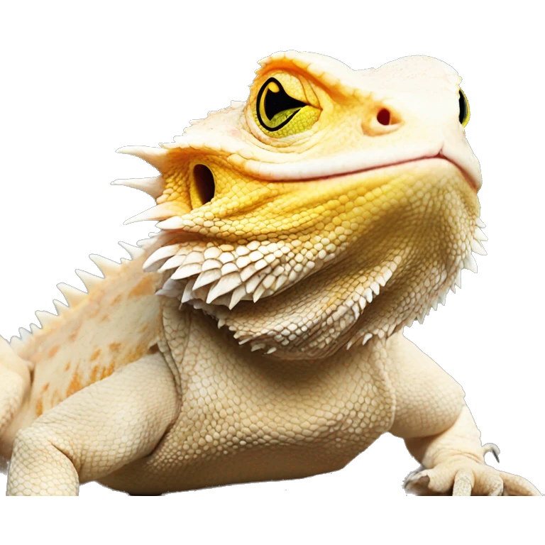 Bearded dragon happy emoji