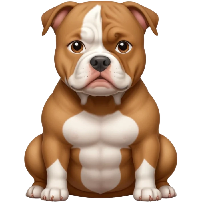 Amarican bully dog emoji