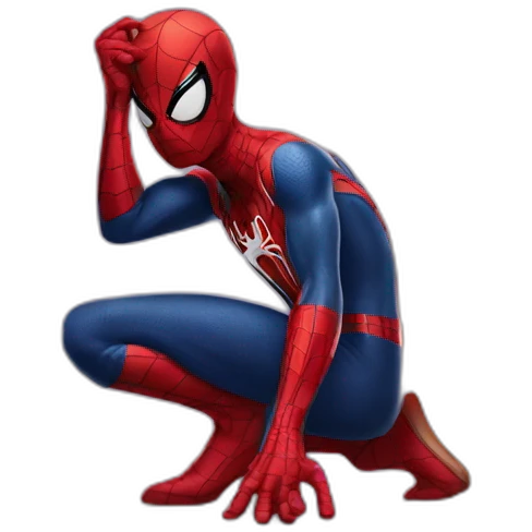 spider-man thinking emoji emoji