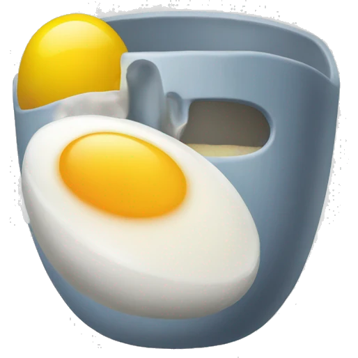 Licuadora con huevo emoji