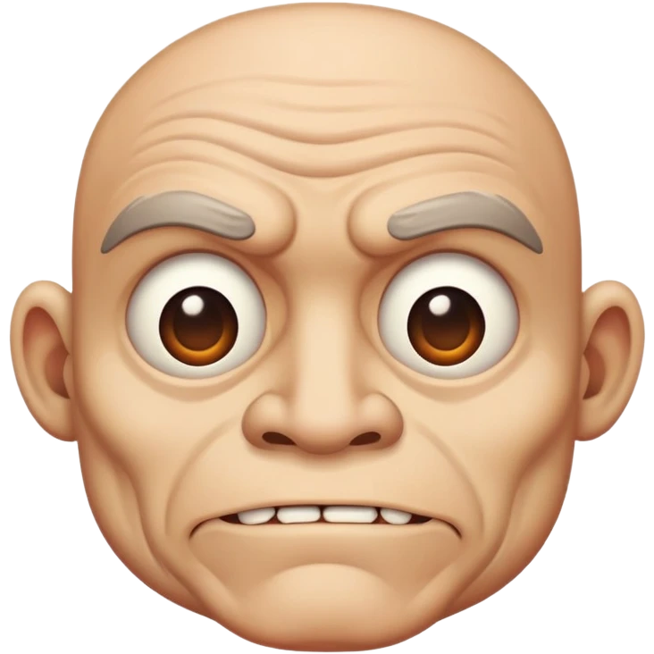 Ugly man emoji