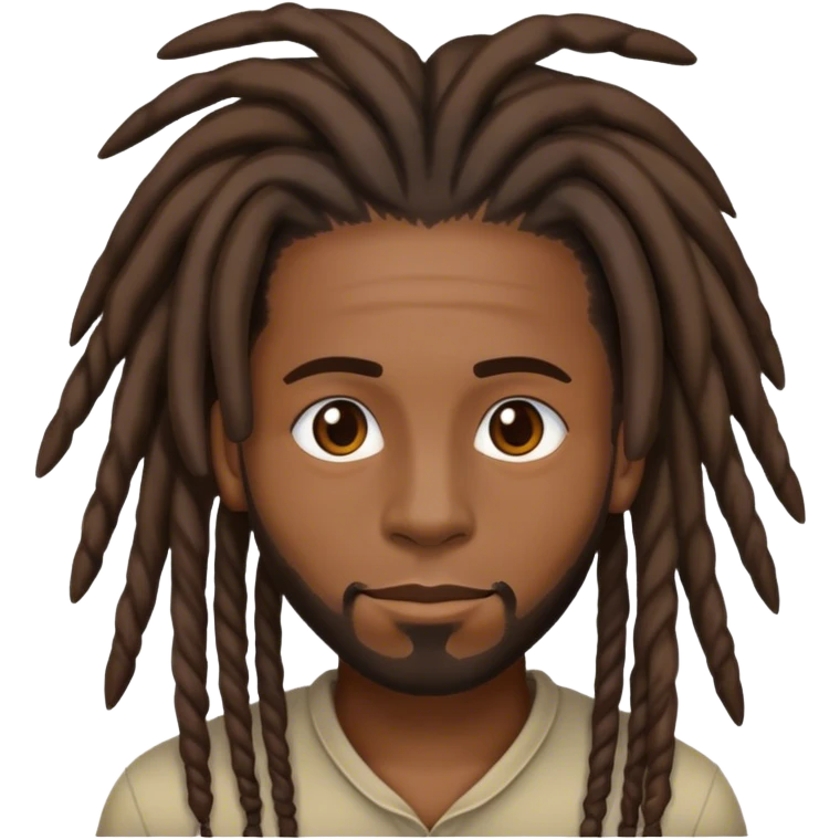 Black guy with dreads emoji