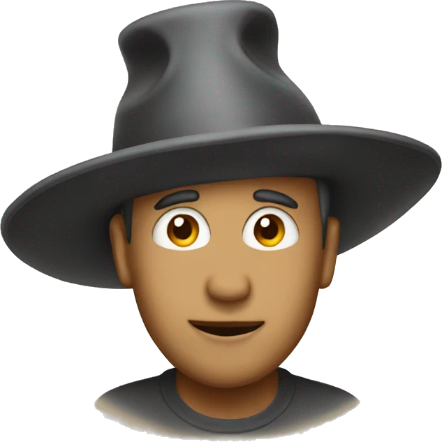 big hat emoji