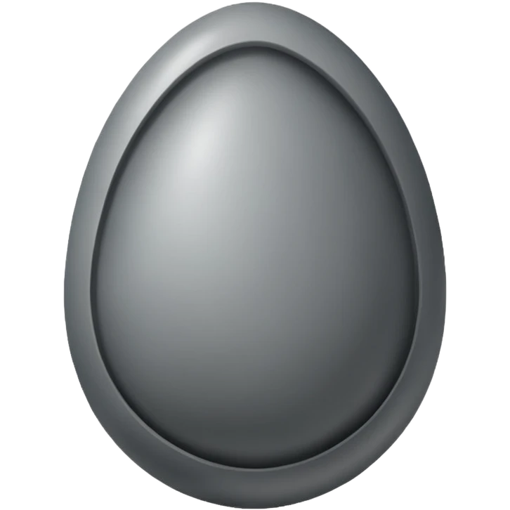 a stone egg emoji