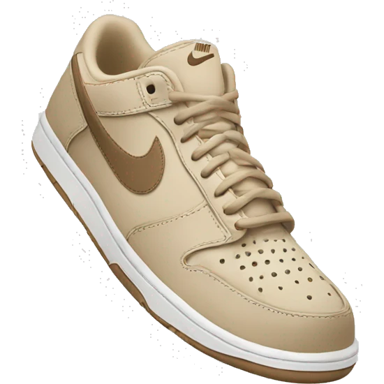 Beige Nike shoes  emoji