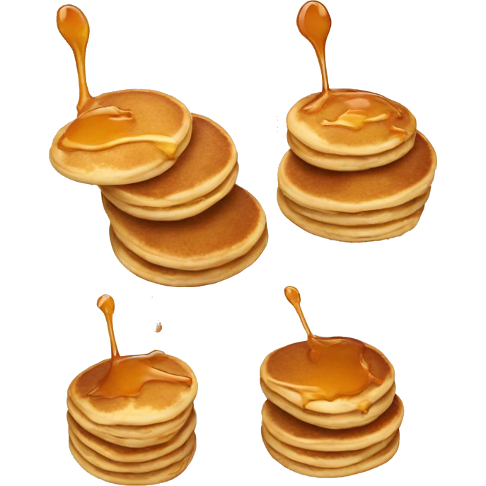 Pancakes with caramel  emoji