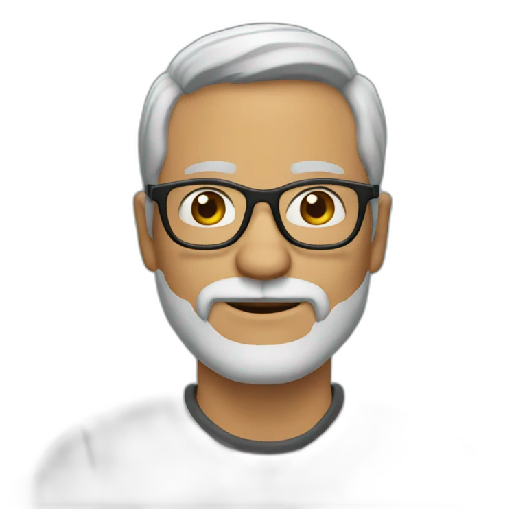 50-year-old-man-with-glasses-with-beard emoji