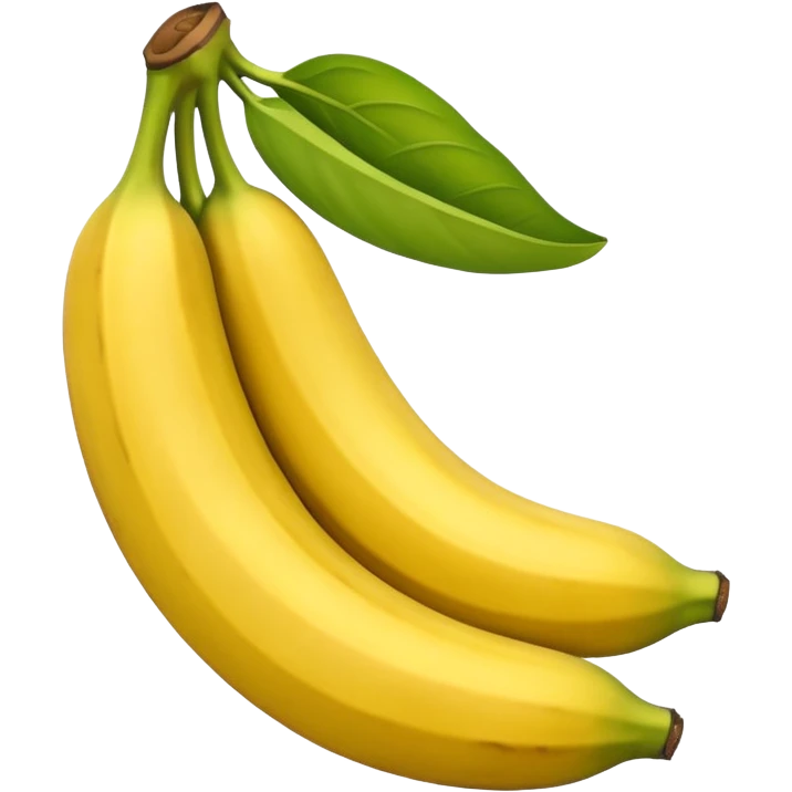 Crear un emoticón que tenga que ver con una variedad de Cambures , y que la paleta de colores sea la siguiente: Rojo Carmín, Amarillo, Amarillo Crema y Verde Pasto emoji