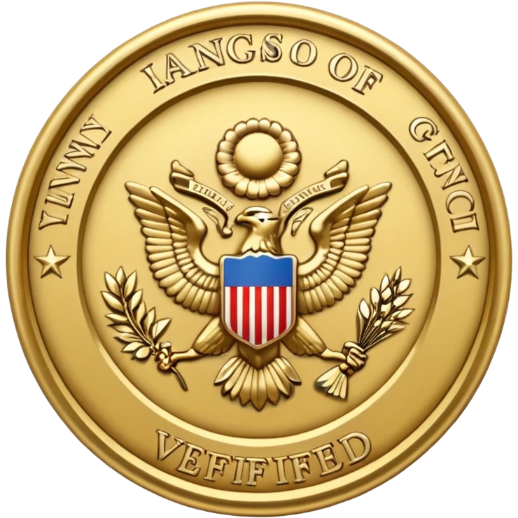 Make an verified badge which perpose was to show this app was from government emoji