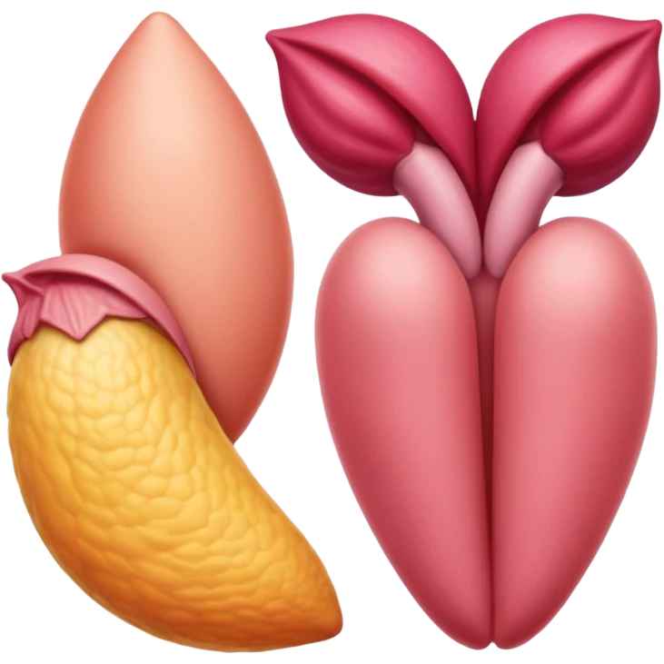 Different color vaginas reproductive organs  emoji