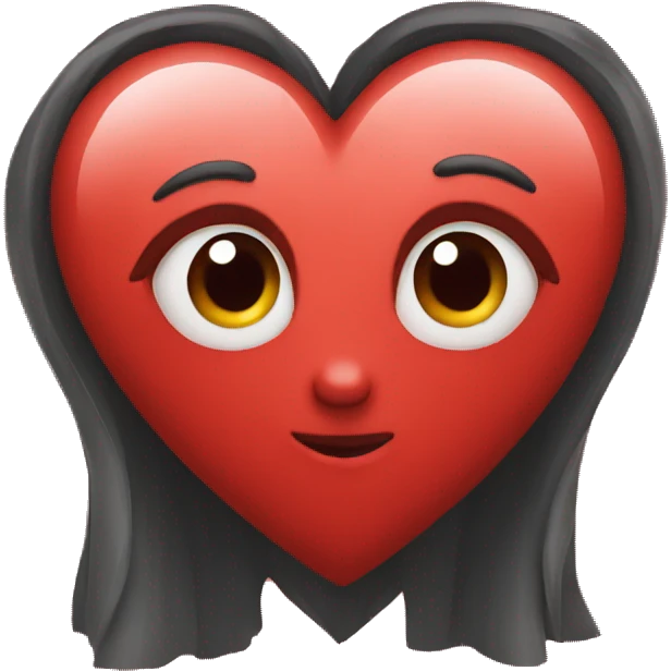  Red heart emoji