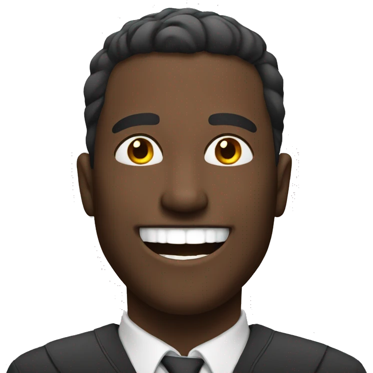 Man smiling emoji