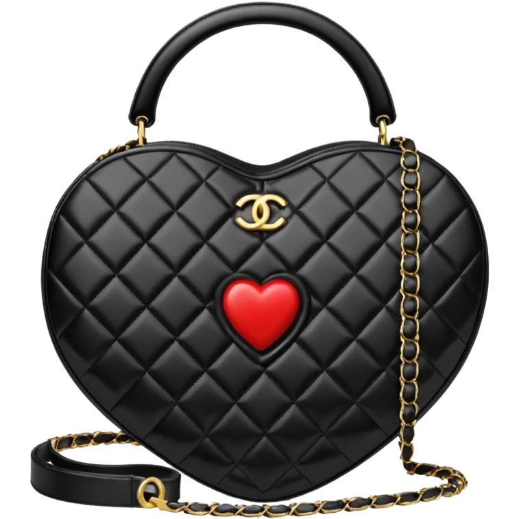 chanel heart bag emoji