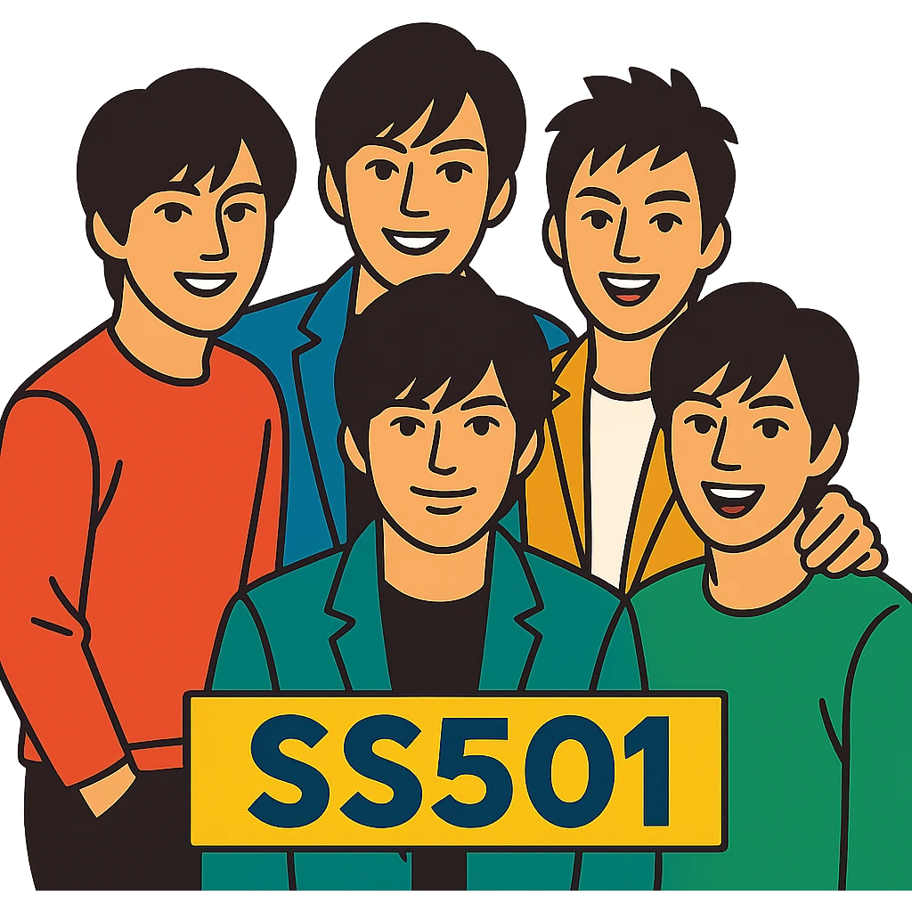 SS501 group portrait emoji