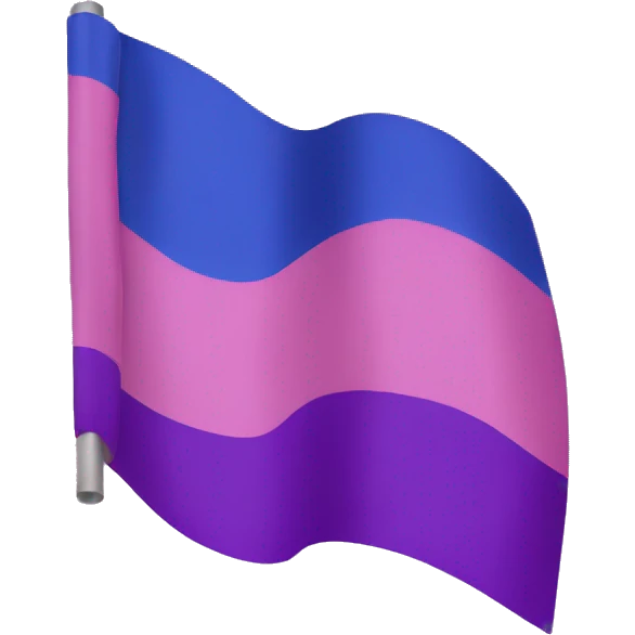 Bi flag emoji