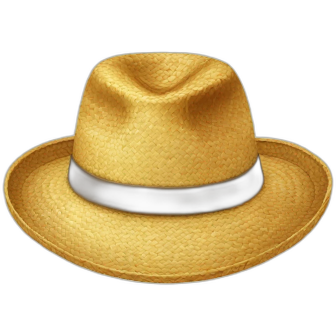 straw hat emoji