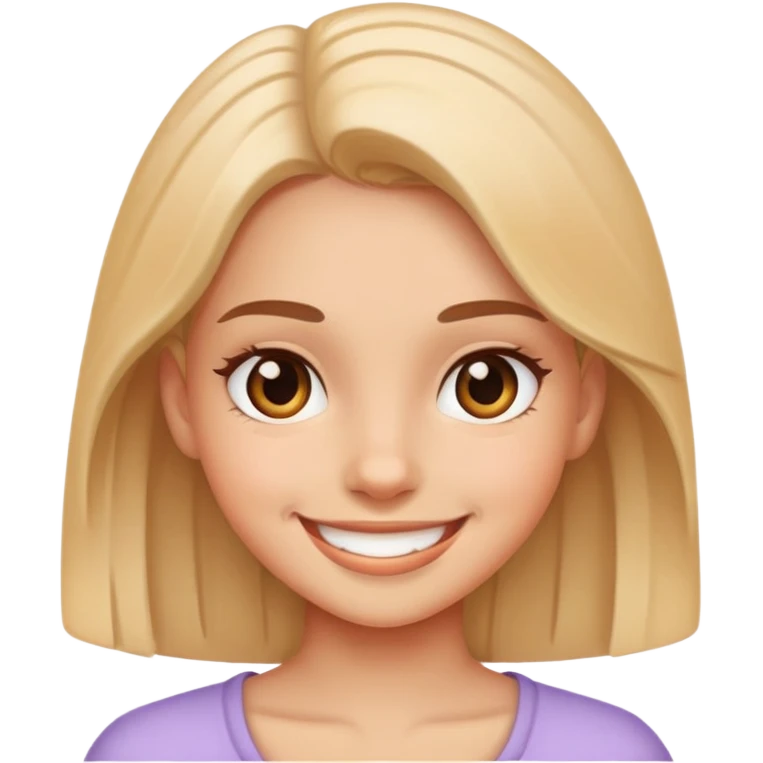 realistic portrait of girl emoji