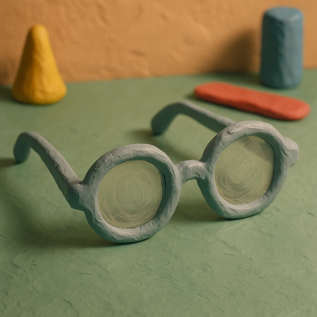 a pair of glasses emoji
