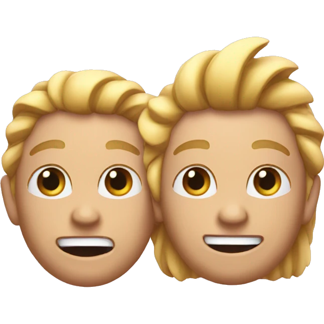 double 👍🏻, one slighly behind the other emoji