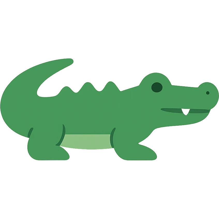 Crocodile emoji