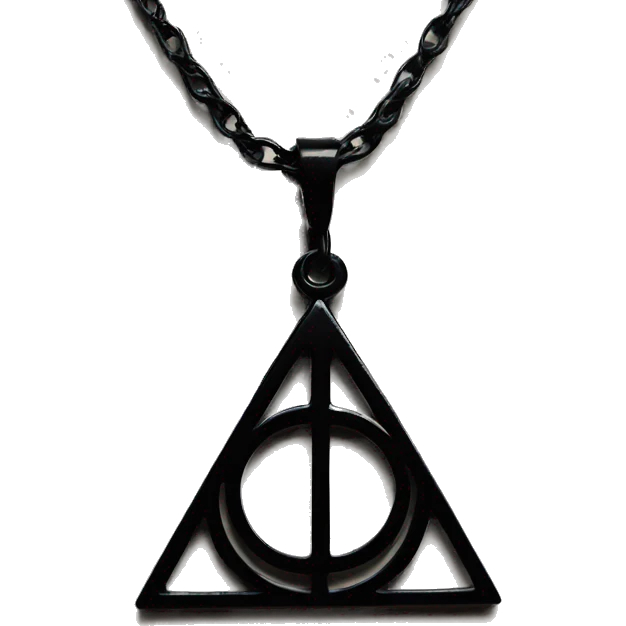 deathly hallows necklace emoji