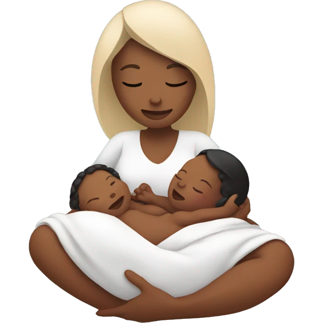 Doula helps to give birth emoji