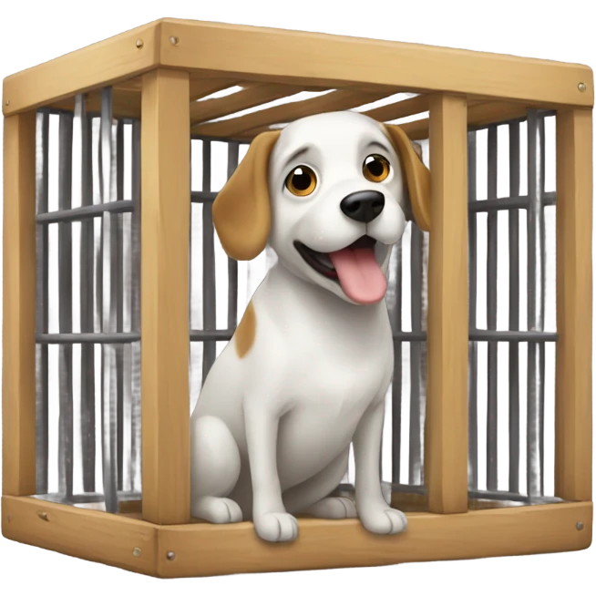 Dog cage emoji