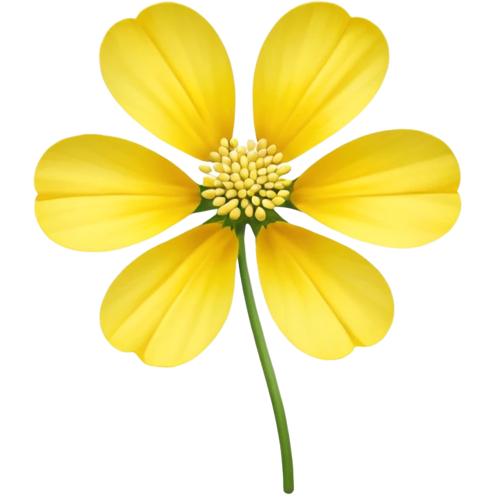 Galbanum flower yellow  emoji
