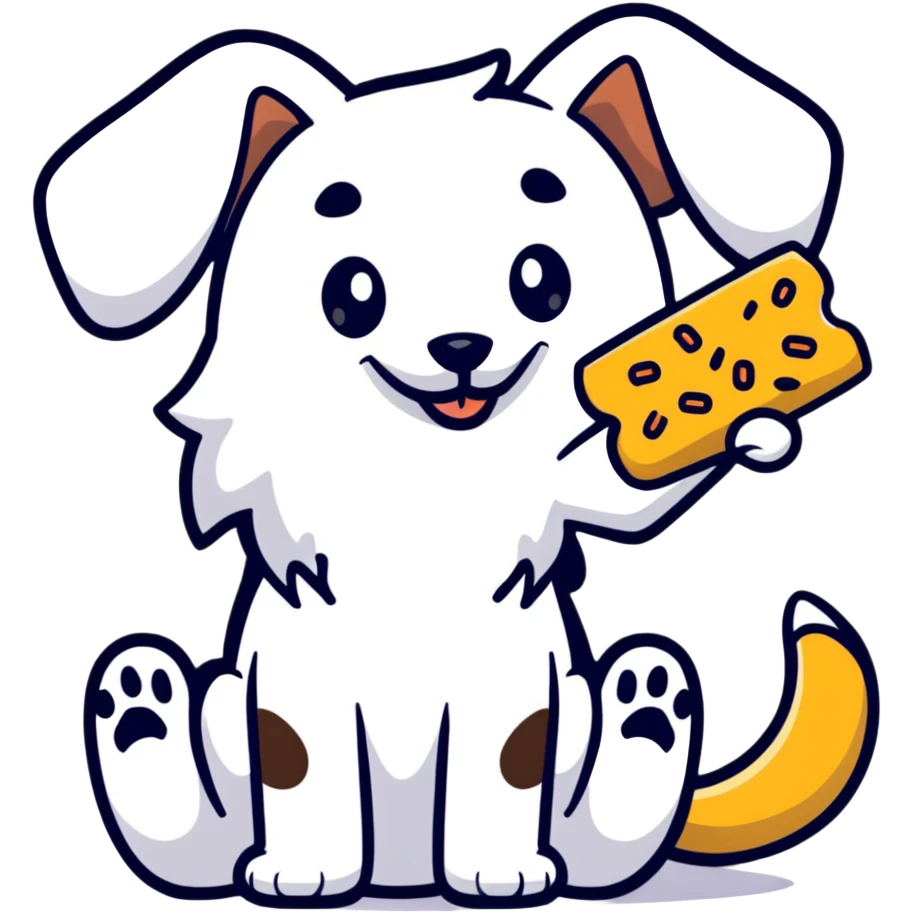 dog training with treats emoji