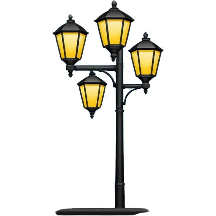 streetlights, US emoji