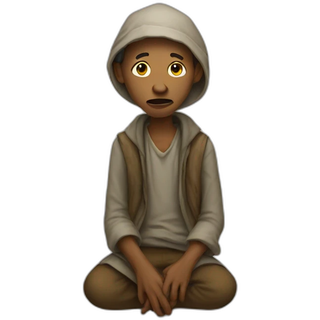 Beggar emoji