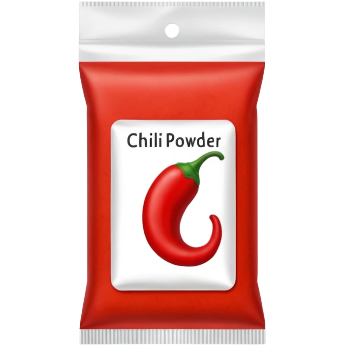 Chilli powder packet emoji