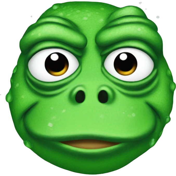pepe the frog frozen cold emoji