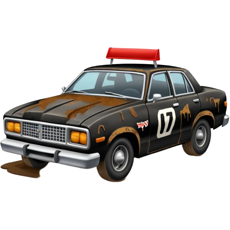 demolition derby sedan emoji