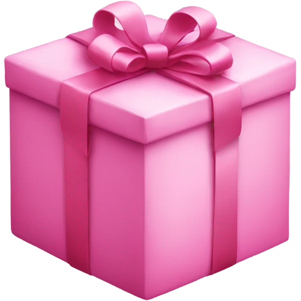 Pink Christmas present emoji