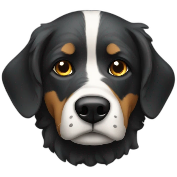 Chien berger catalan noir emoji
