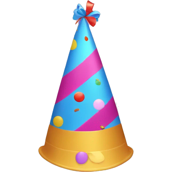 birthday hat emoji