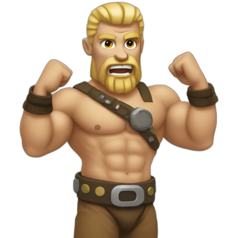 Techno viking emoji