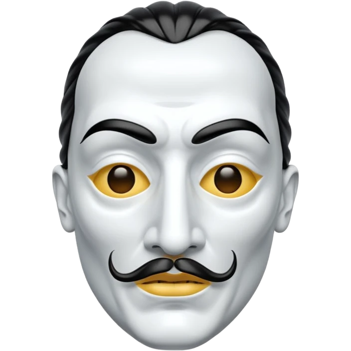 Money heist dali mask  emoji